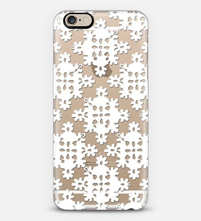 casetify, white and lace