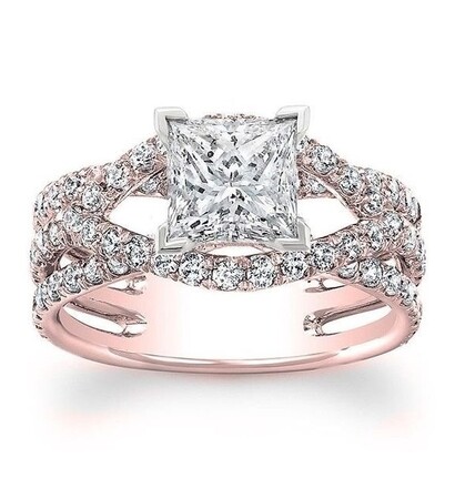 diamond, gold and engagement