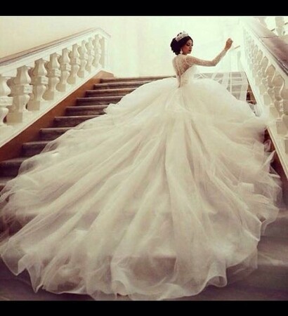 amazing, dress and traine