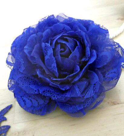 silk rose, bridal flower and lace flower