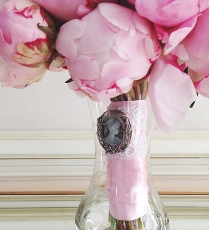pink, white and flowers