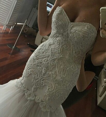 mirror, phone and dress