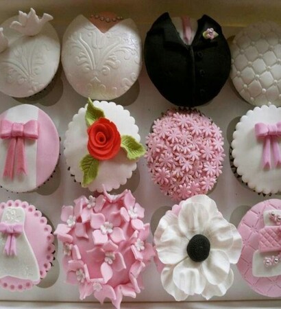 wedding cupcakes, sweet and cute
