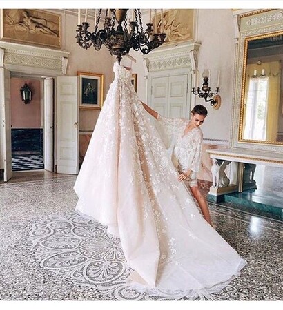 wedding dress, white and chic