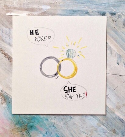 bride to be, english words and art