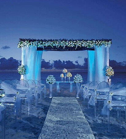 beach wedding decorating and en