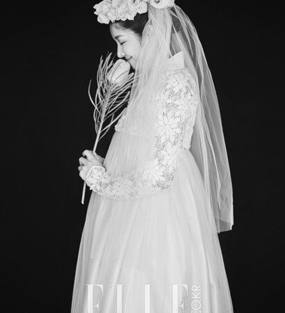 bride, kim bin woo and wedding dress