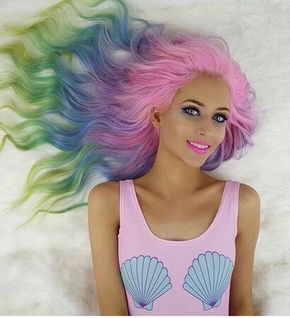 casual, girly and hair dye