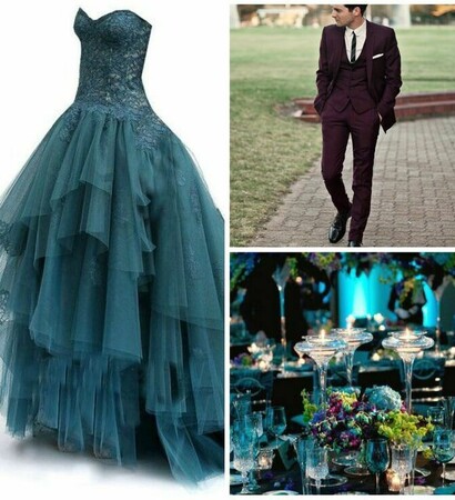 damson, weddings and amythyst