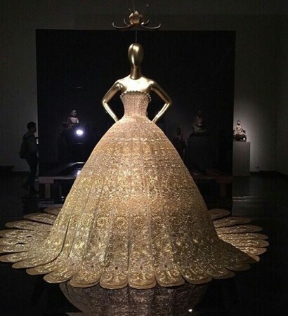 dress, fashion show and shinning
