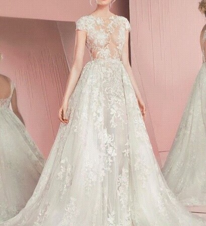 wedding dress, white and vjenčanica