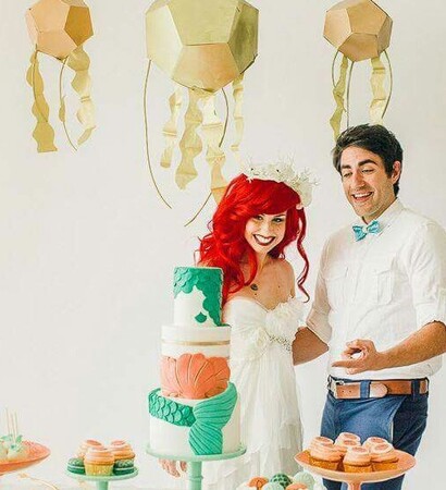 cake, the little mermaid and disney