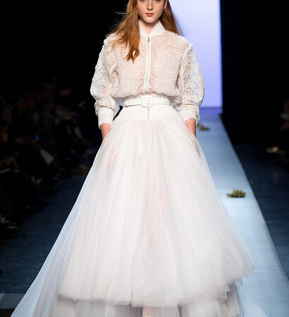fashion, glam and white dress