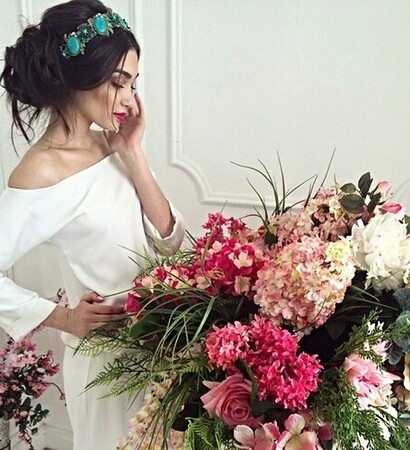 white dress, hair and brigde