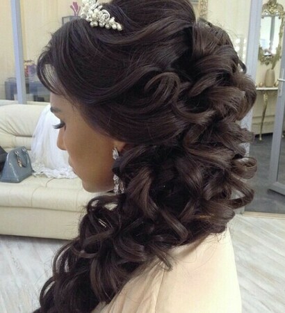 long hair, luxury and wedding hairstyles