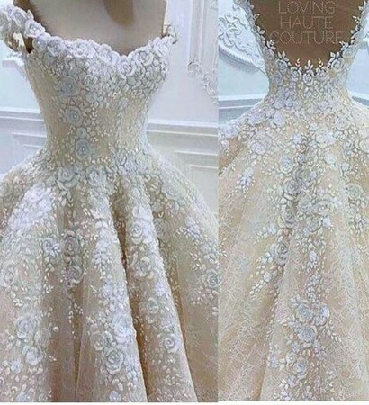 wedding dress, michael cinco and elegant