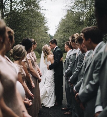 dress, kiss and wife