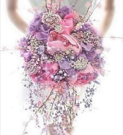purple, love and bouquet