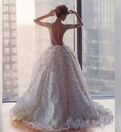 white, puffy and beautiful