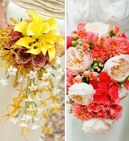 boda, flowers and buket