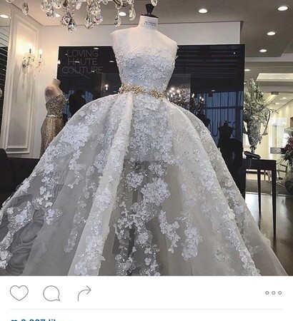 haute coture and wedding dress