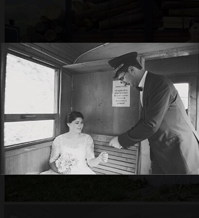 love, bride and ticket