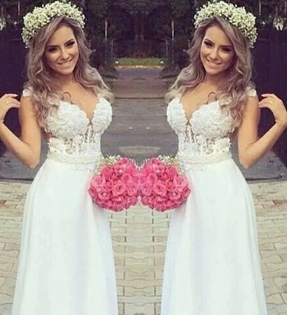 summer look, stunning and slimming dress