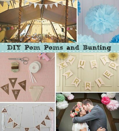 bunting, wedding accessories and wedding decor