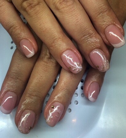 nail art, french and nails
