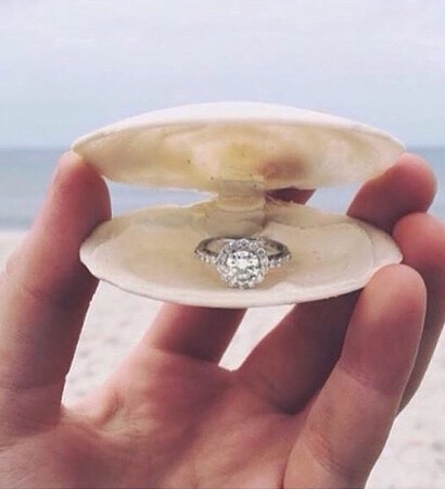 ring, sea and proposal