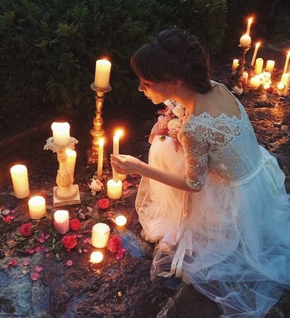 haunted, lace and photography
