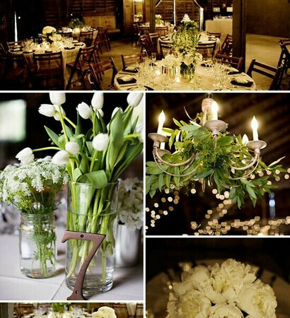 lights, mason jar and decorations