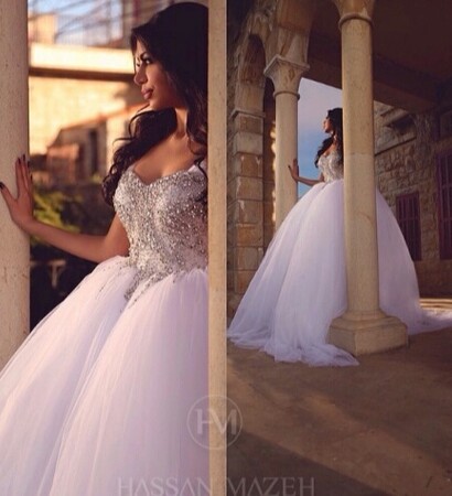 white, mariage and dress
