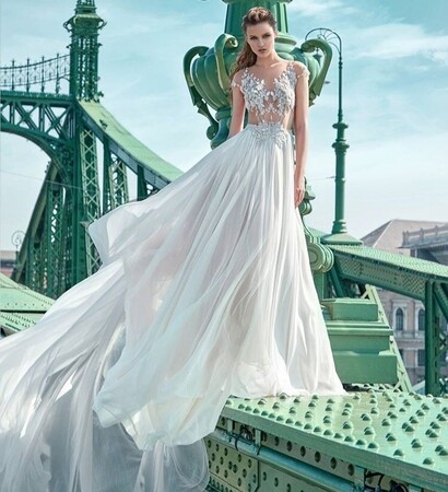dress, bride dress and white dress
