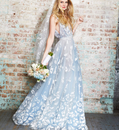 naeem khan, gown and wedding dress