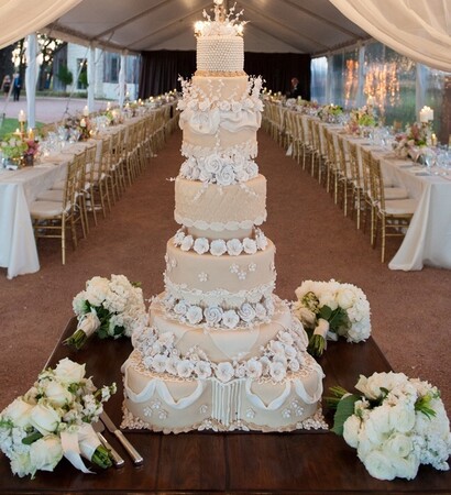 wedding dress, wedding gown and wedding cake