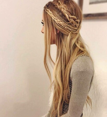 Prom, girl and hair