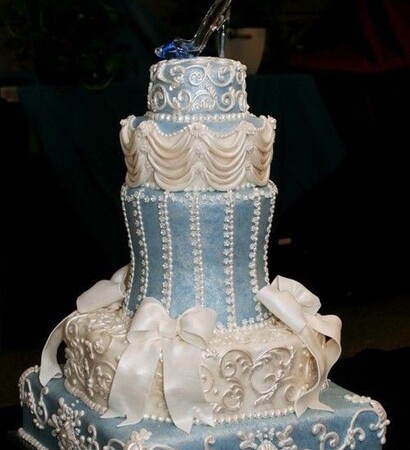 cendrillon, disney and wedding cake