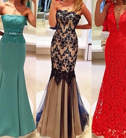 Prom, long and look