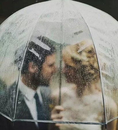 cute, umbrella and couple