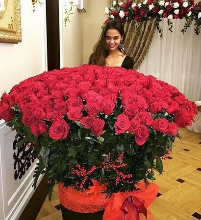 roses, girl and ring
