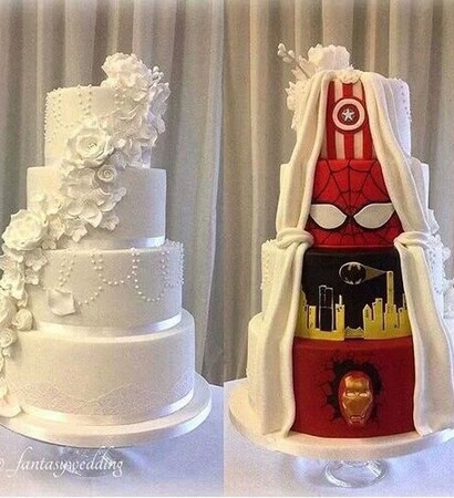 yummy, weddingcake and happyday