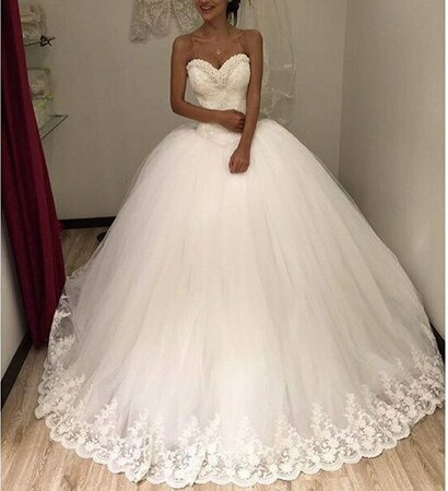 girl, wedding dress and fashion