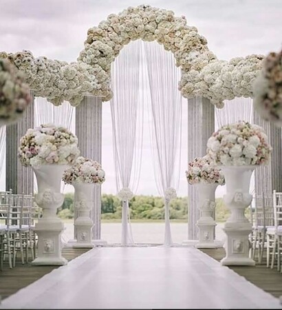 ceremony, elegant and nature