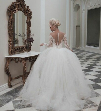 dress, cinderella style and chiffon