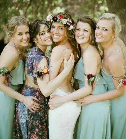 bridemaids, boheme and look