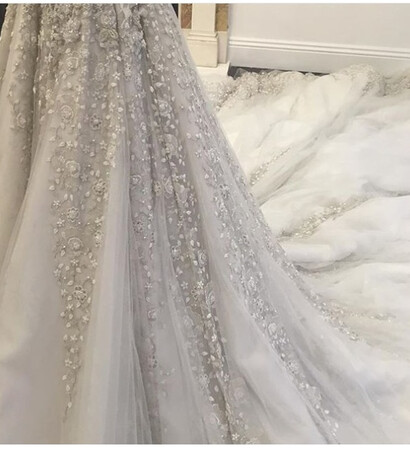 pretty, wedding dress and white