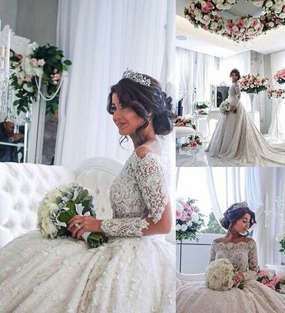 bouquet, bride and hair style