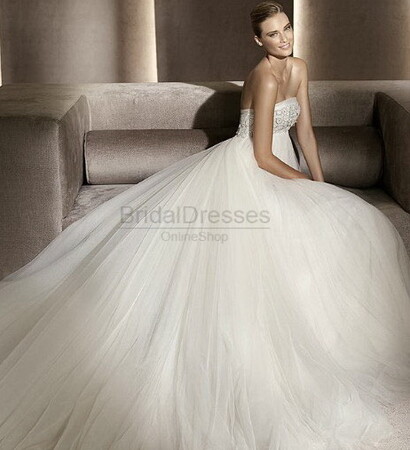 tulle, dress and strapless