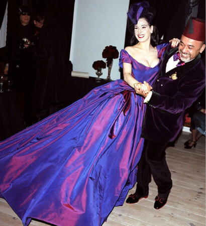 Dita von Teese and Marilyn Manson